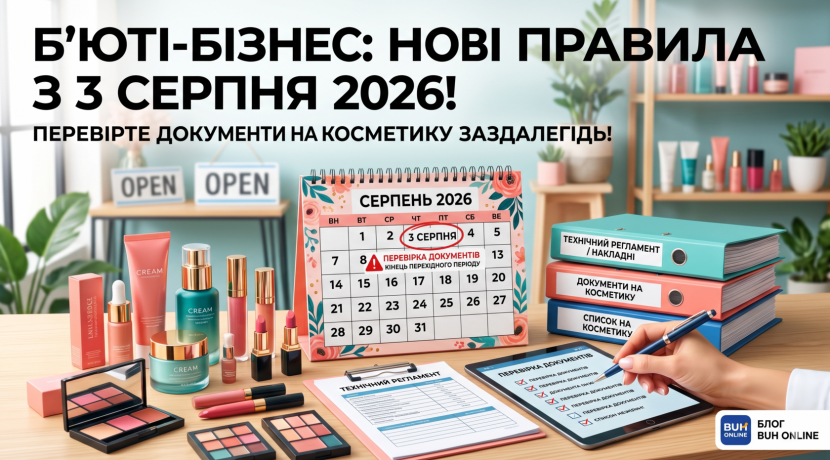 Б’ЮТІ-БІЗНЕС, БЕЗ ПАНІКИ! Але документи на косметику краще перевірити до 3 серпня